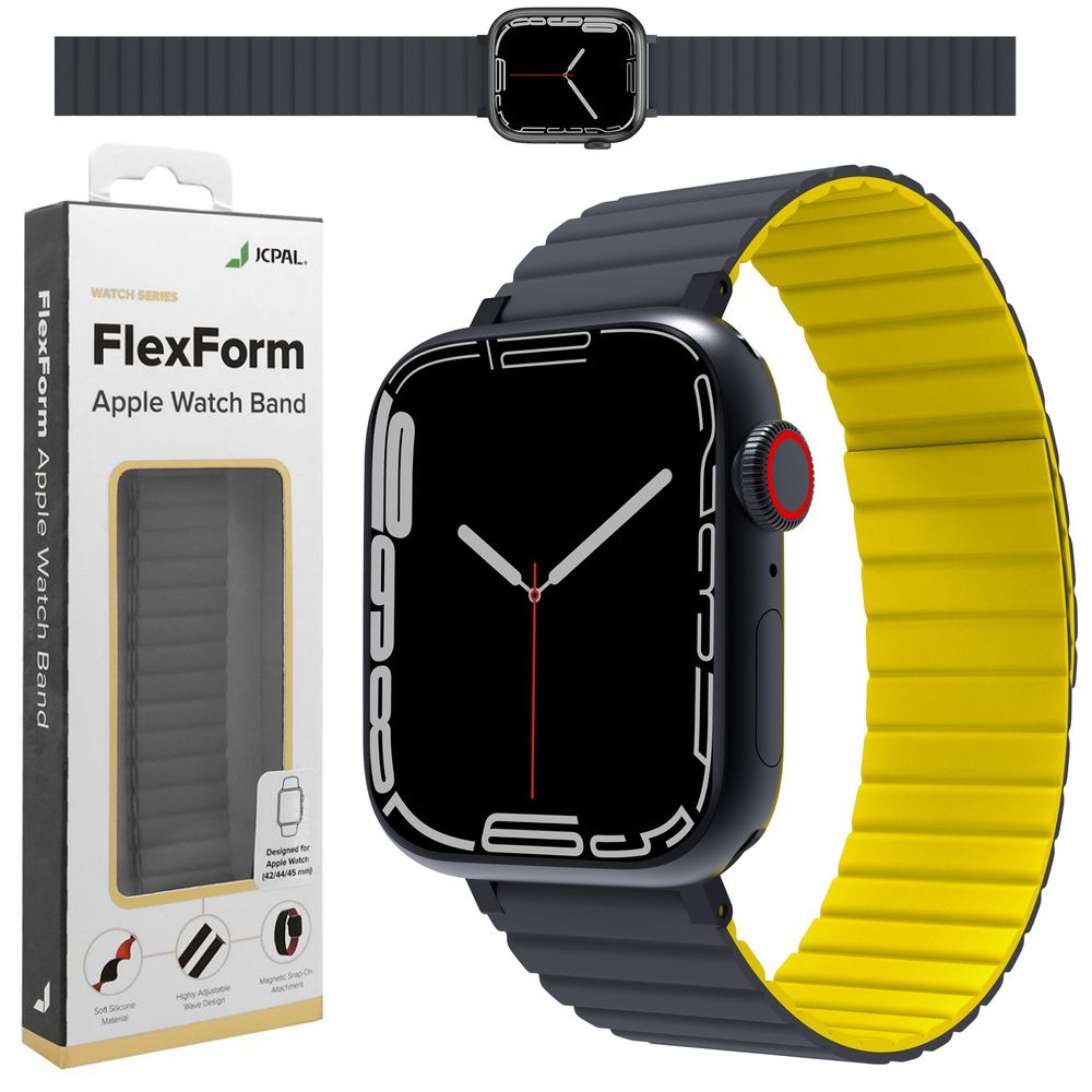 JCPAL FlexForm | Magnetyczny Pasek Silikonowy do Apple Watch 7 45mm