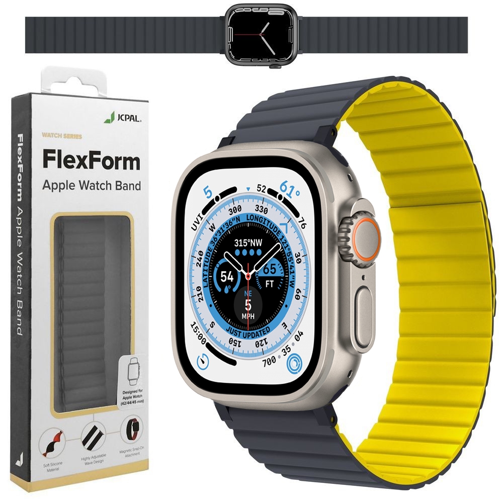 JCPAL FlexForm | Magnetyczny Pasek Silikonowy do Apple Watch Ultra 1/2