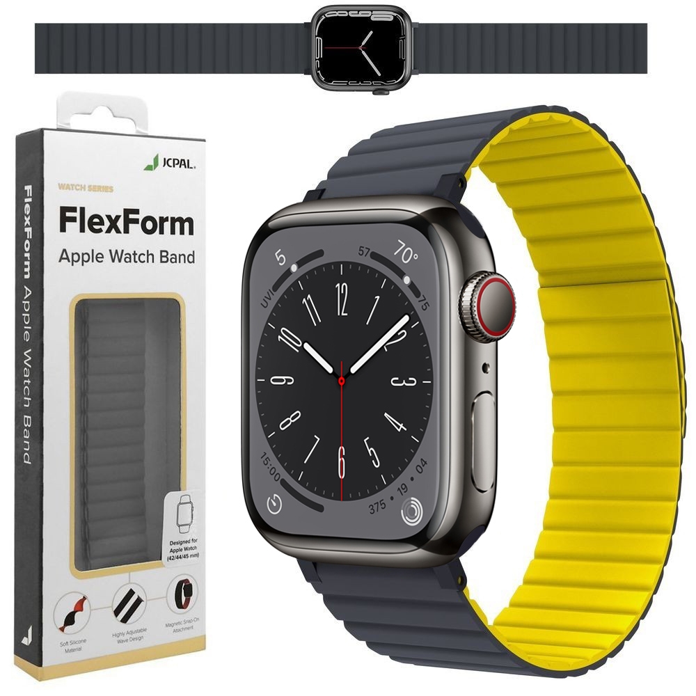 JCPAL FlexForm | Magnetyczny Pasek Silikonowy do Apple Watch 9/8 45mm