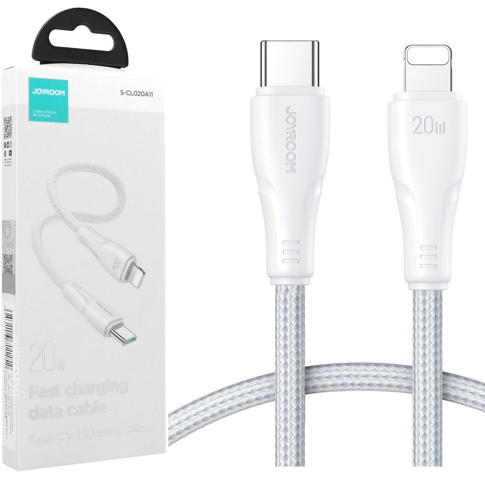 Joyroom | Krótki Kabel Lightning 20W | Apple CarPlay | 25cm