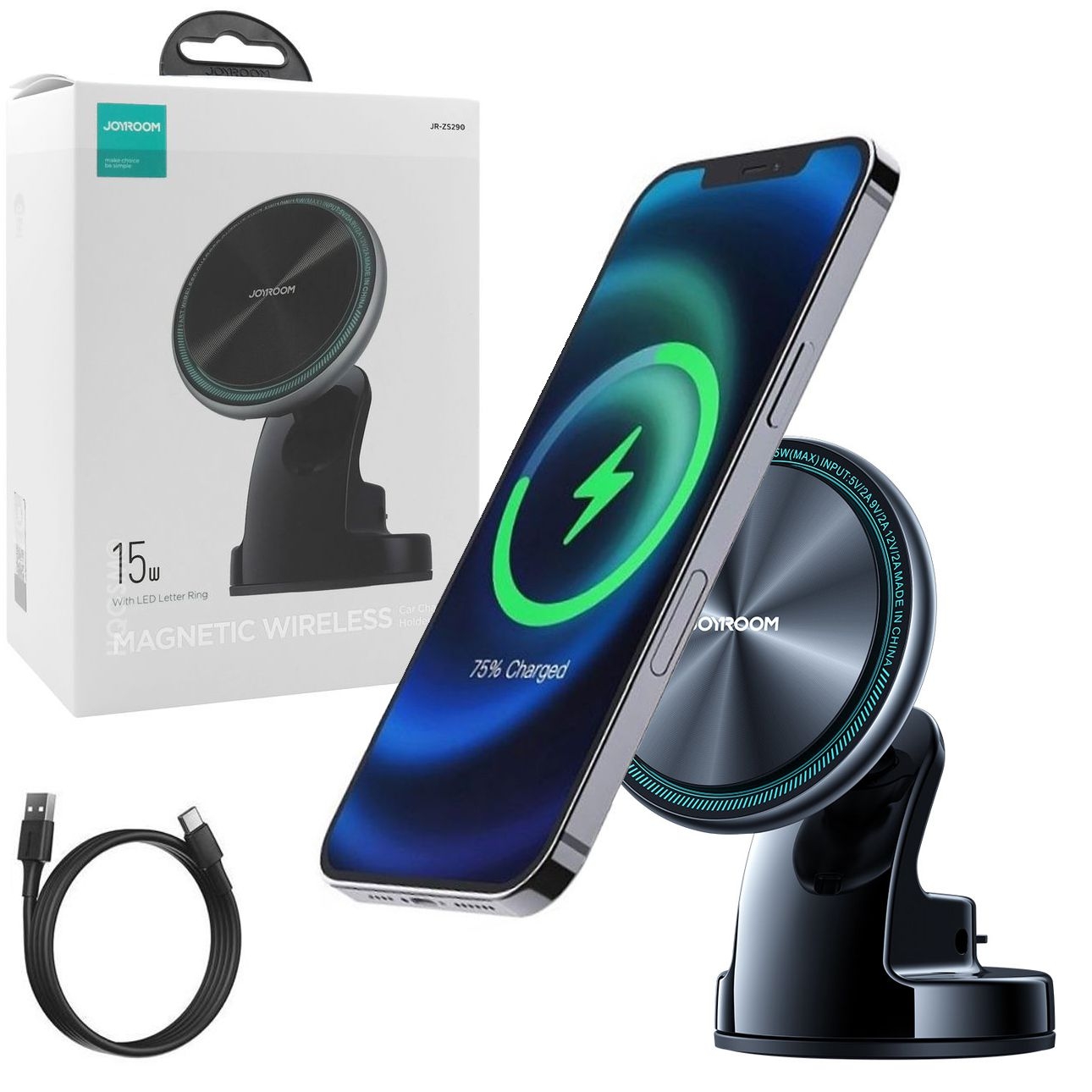 JoyRoom | Uchwyt Indukcyjny MagSafe Apple iPhone | 15W