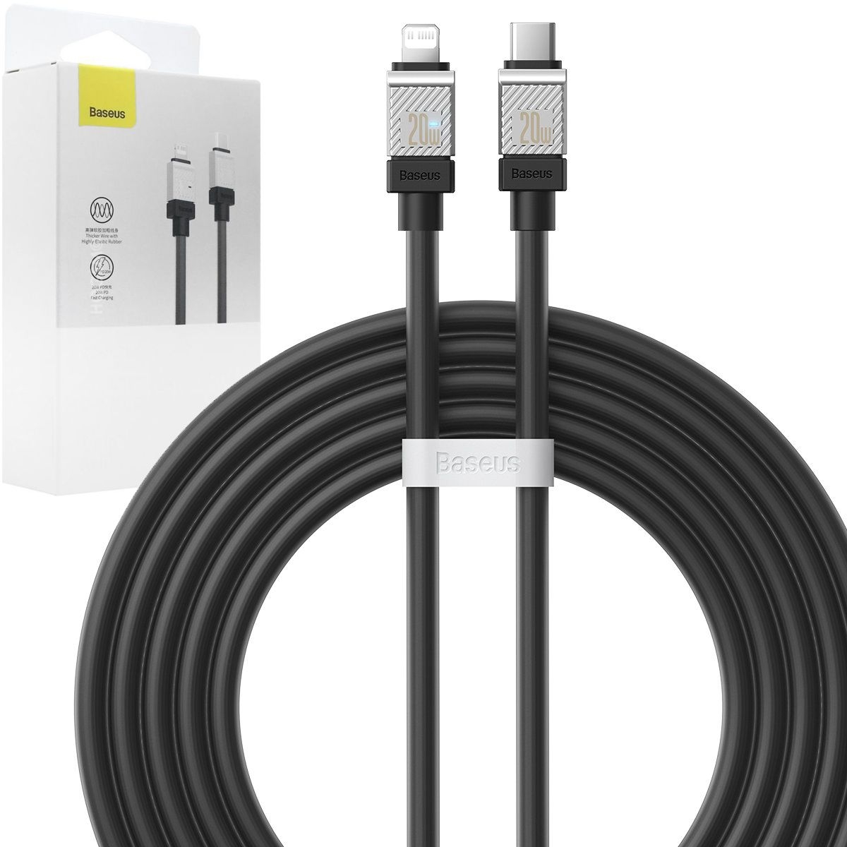 Baseus CoolPlay | Szybki Kabel USB-C Apple Lightning PD 20W | 200cm