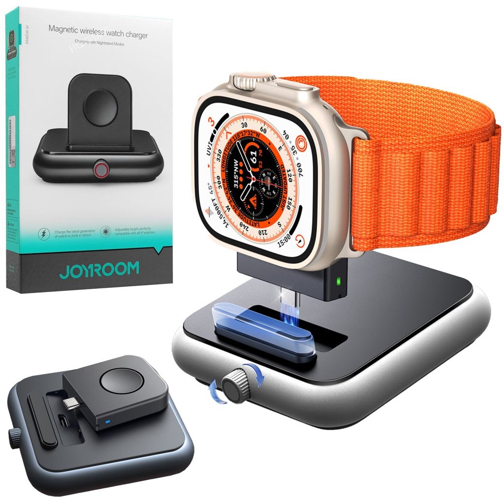 JoyRoom | Ładowarka Stacja Magnetyczna Składana 2w1 do Apple Watch