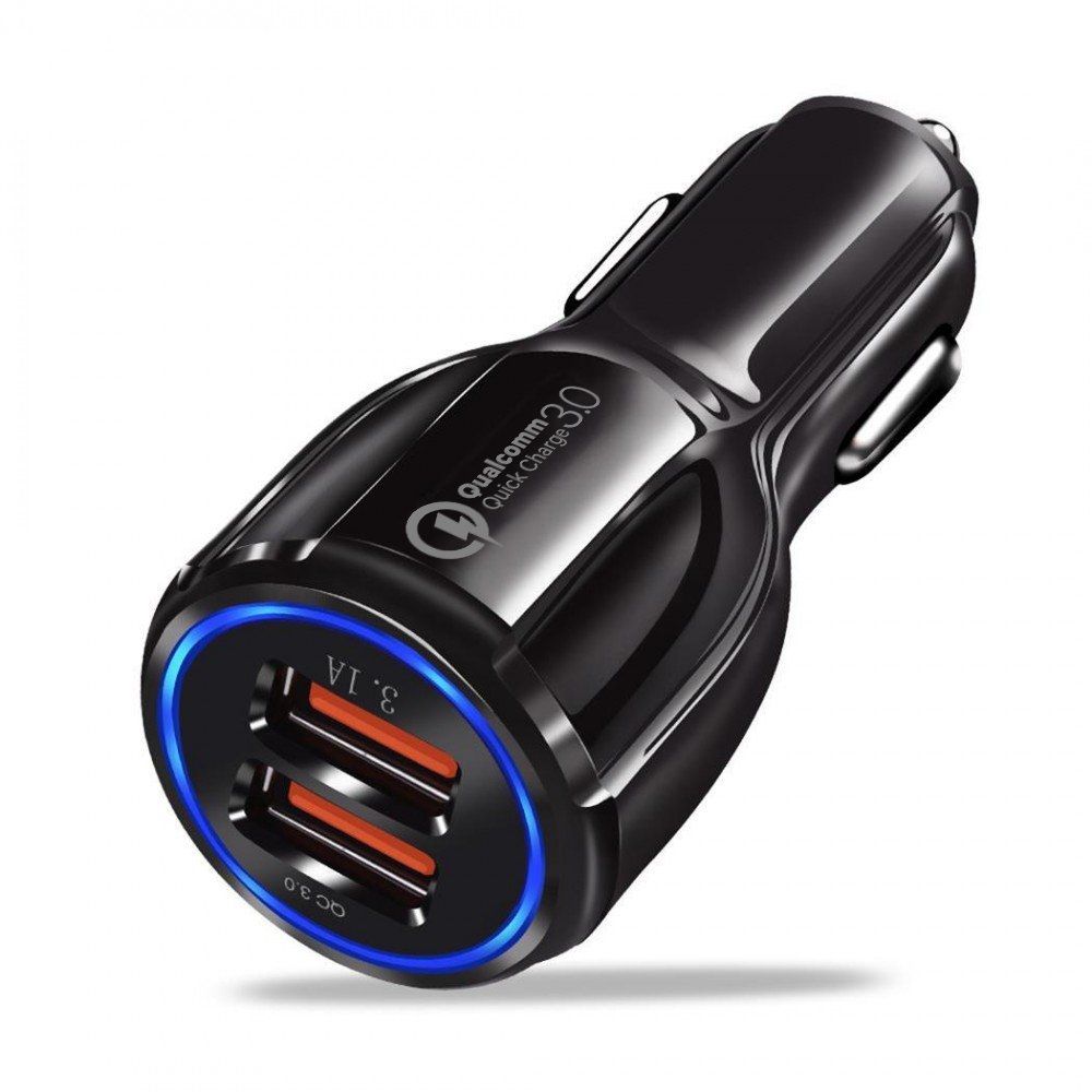 Szybka Ładowarka Samochodowa Quick Charge QC 3.0 2xUSB