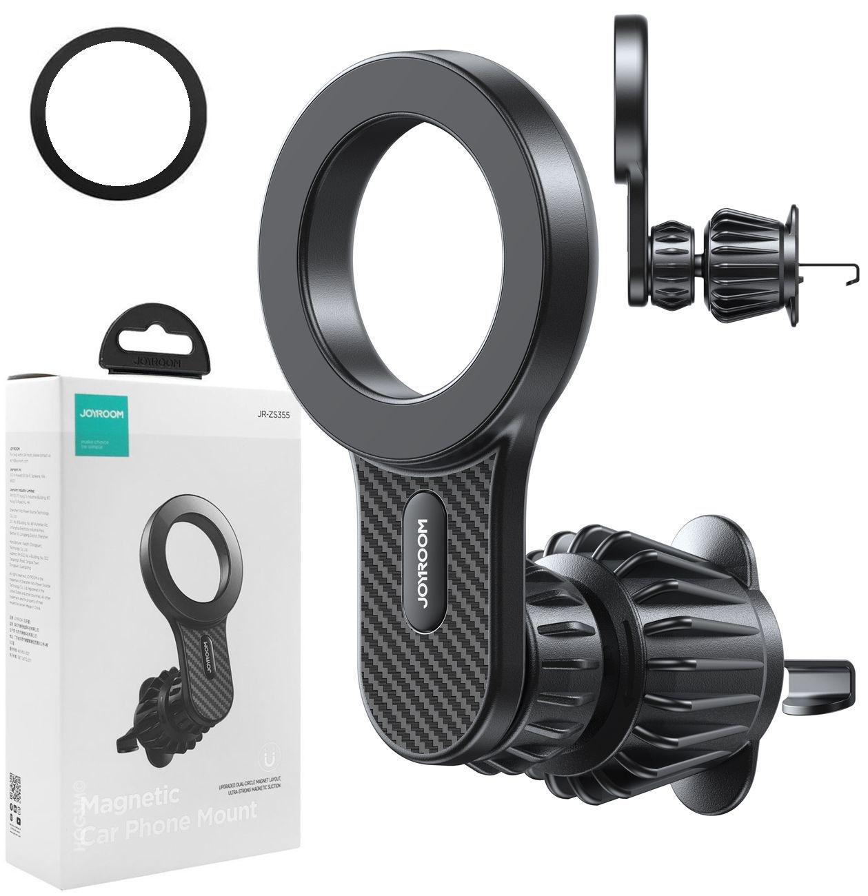 JoyRoom | Zaciągany Uchwyt Magnetyczny do Kratki Nawiewu