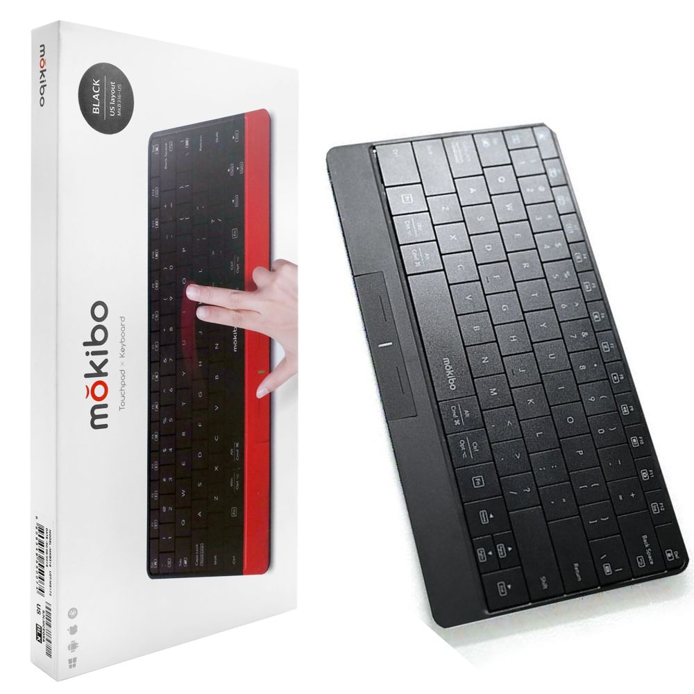 Mokibo | 2w1 Smart Klawiatura Bluetooth z Touchpadem w Klawiszach