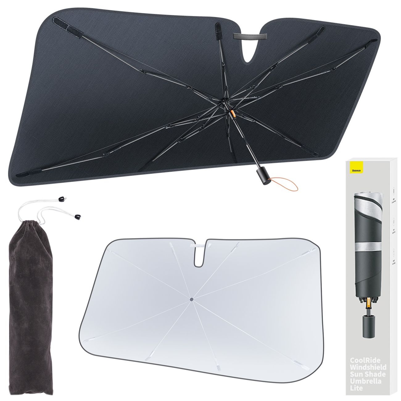 Baseus CoolRide | Parasol Przeciwsłoneczny Roleta Osłona na Przednią Szybę