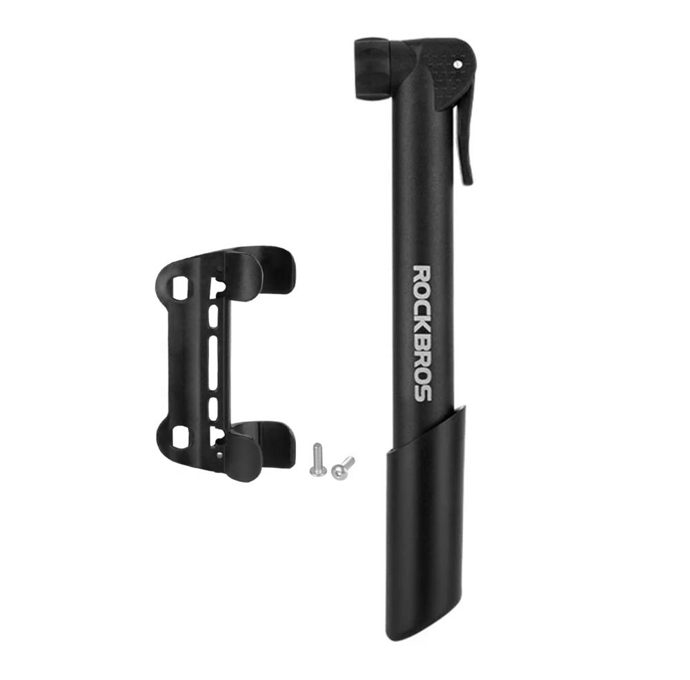 RockBros | Mini Pompka Rowerowa z Uchwytem | Presta Schrader 5.5bar