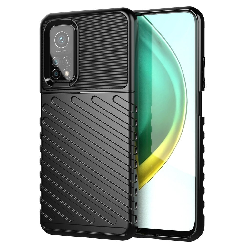 Pancerne Etui TOUGH TPU Case | Black do Xiaomi Mi 10T 5G / Pro