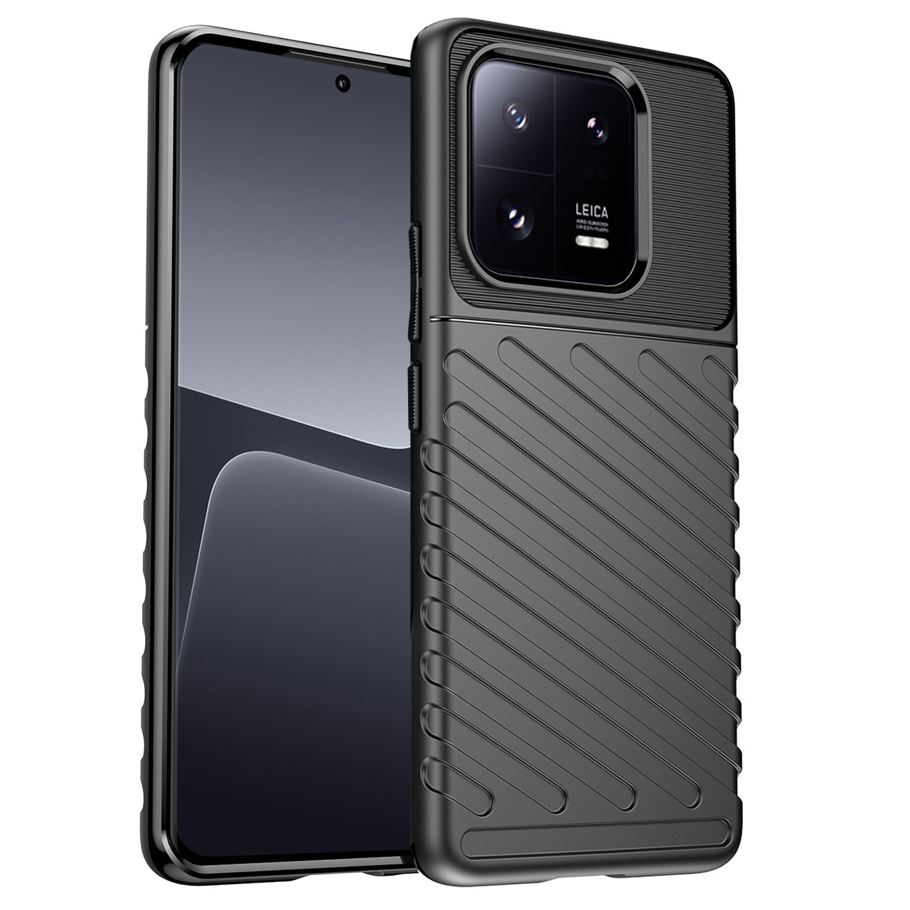 Pancerne Etui TOUGH TPU Case | Black do Xiaomi 13 Pro