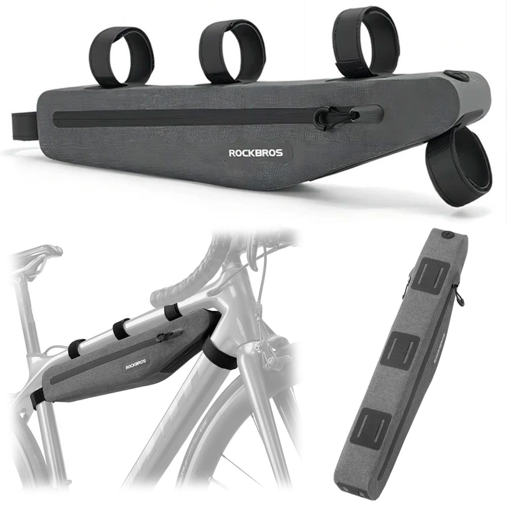 Rockbros | Sakwa Rowerowa Podłużna Trójkątna Torba na Ramę | 1.5l