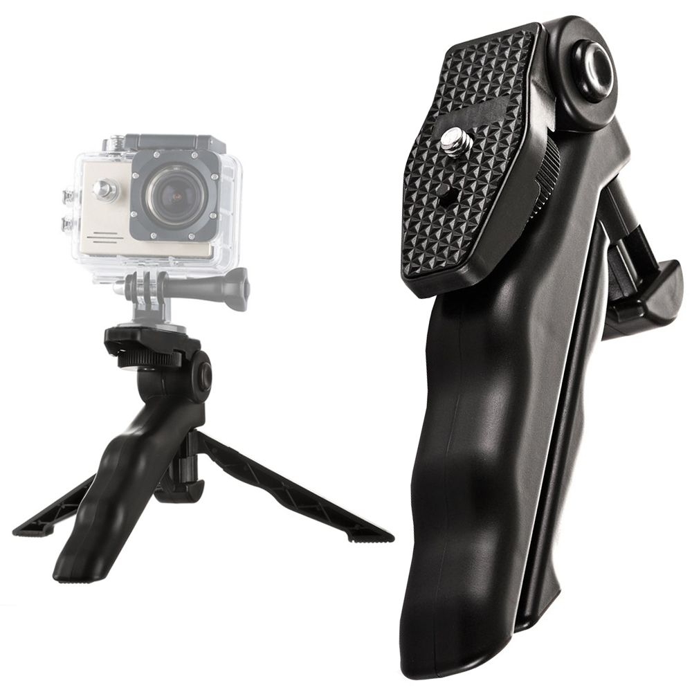 2w1 Uchwyt Mini Statyw Tripod do Kamer Sportowych | Gwint 1/4&#8243;