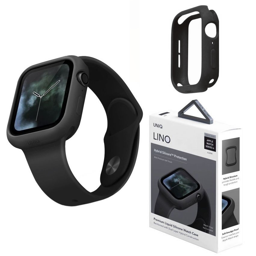 Apple Watch 4/5/6/SE 44mm | Silikonowe Etui UniQ Lino