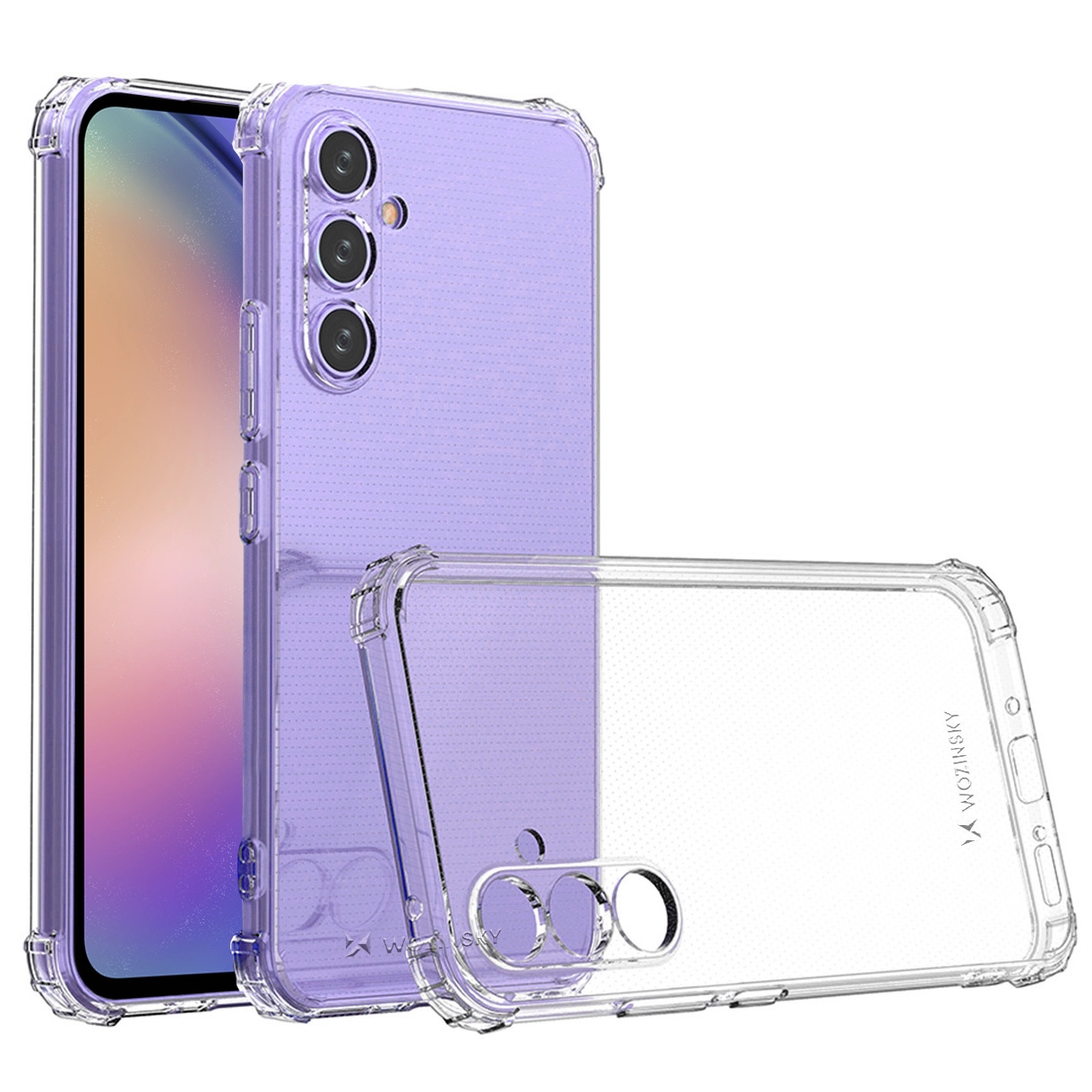 Etui Power SHOCK Case | Bezbarwne | Clear do Samsung Galaxy A54 5G