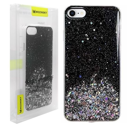 do Apple iPhone 7/8 | Etui GLITTER Star Case | Black