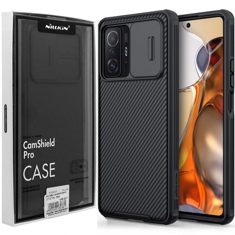 Etui NILLKIN CamShield | Czarne do Xiaomi 11T / Pro 5G