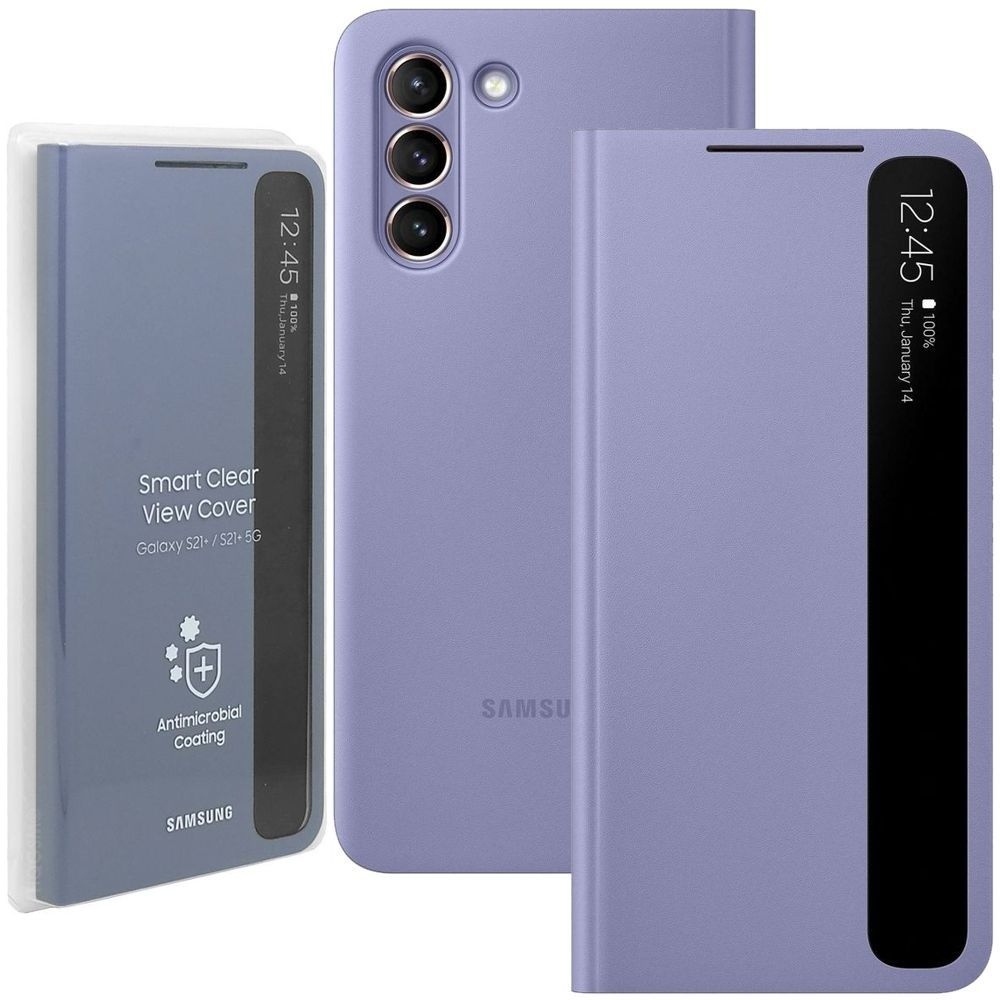 Oryginalne Etui z Klapką Smart Clear View Cover do Samsung Galaxy S21+ Plus 5G