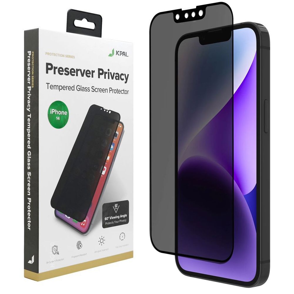 JCPAL Preserver Privacy Glass | SZKŁO Prywatyzujące do Apple iPhone 14