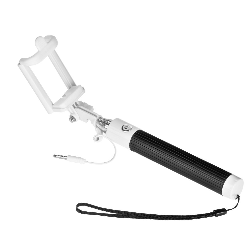 Selfie Stick z Kablem Jack Audio | Czarny