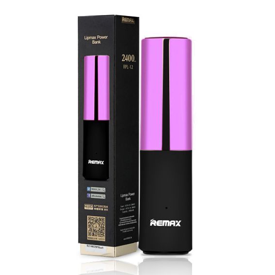 REMAX Lipstick | Kobiecy Power Bank | Szminka | 2400mAh