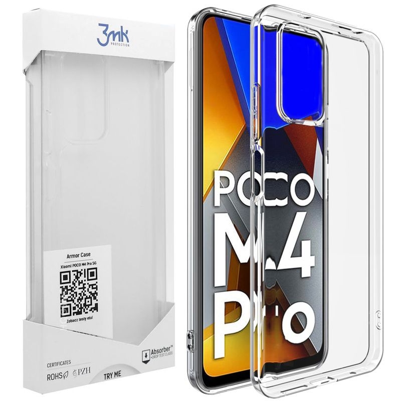 Pancerne Etui 3mk Armor Case | Clear do Xiaomi POCO M4 Pro 5G