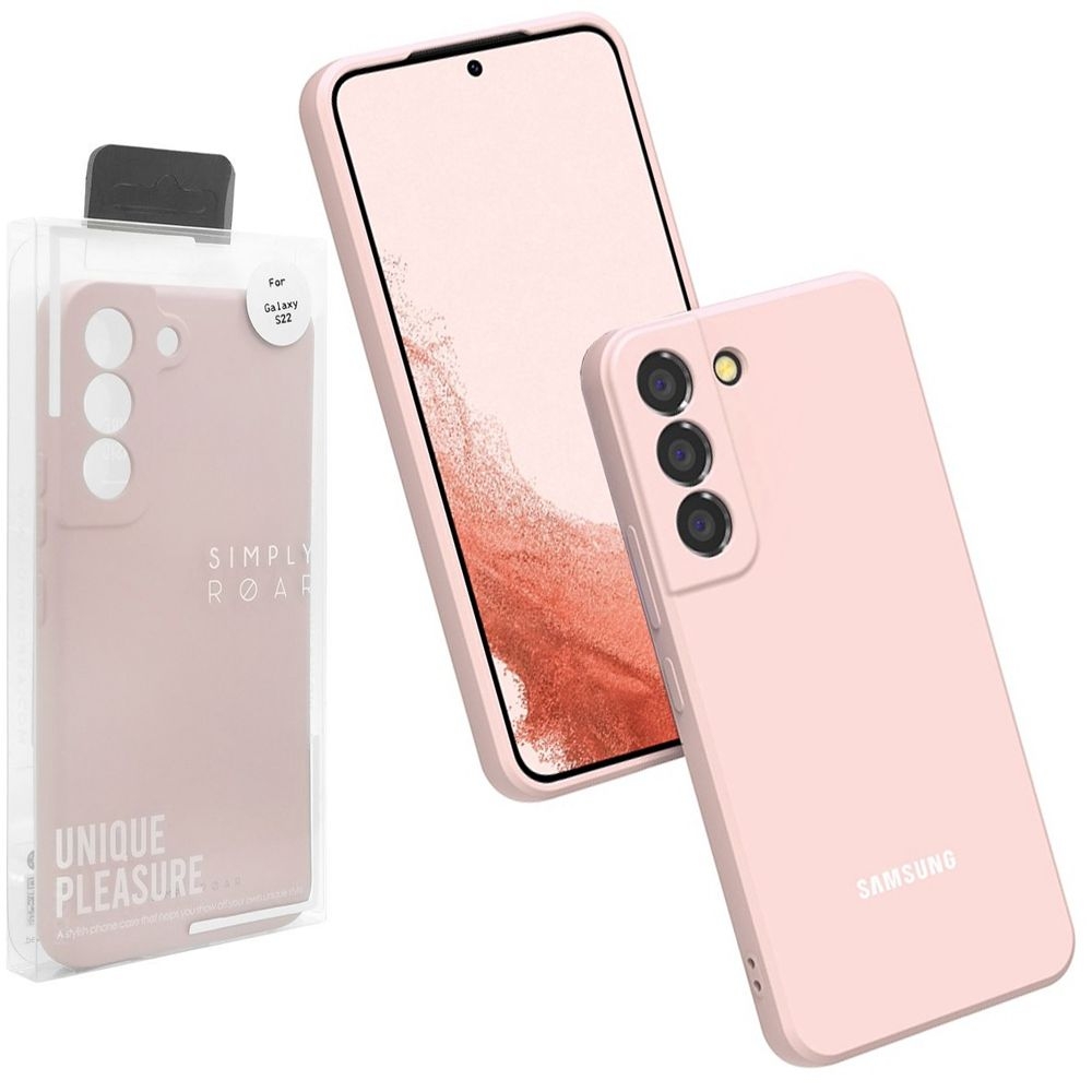Etui Roar Silicone Case | Pink do Samsung Galaxy S22 5G