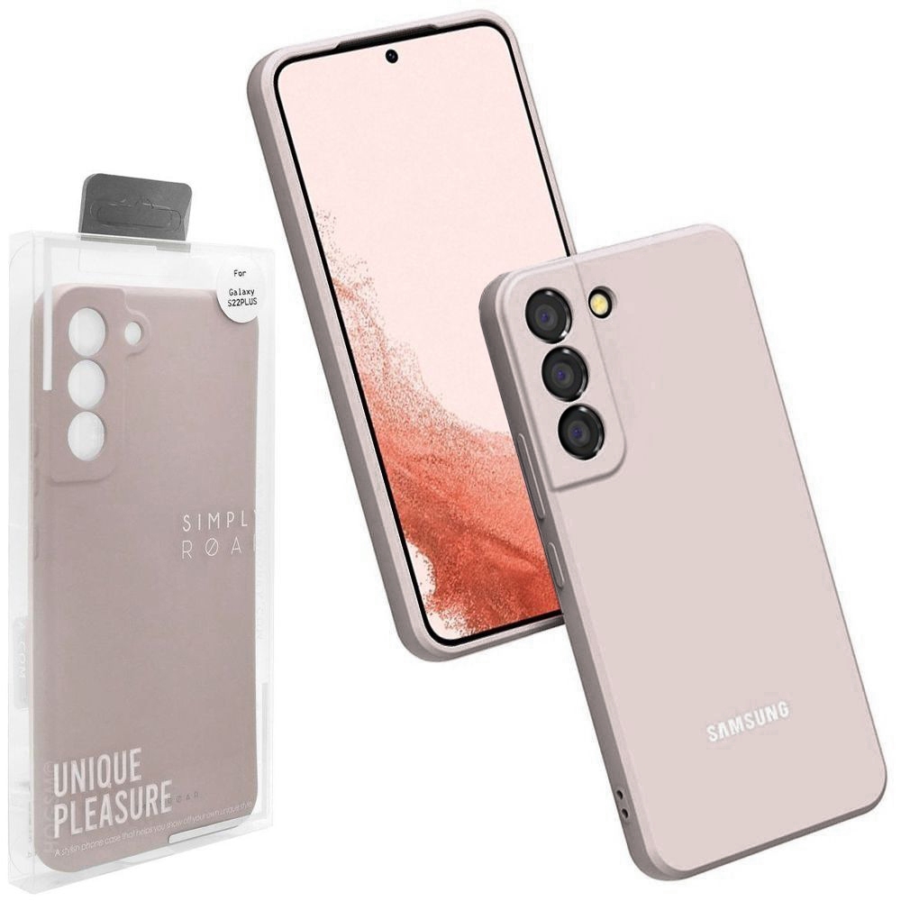 Etui Roar Silicone Case | Gray Pink do Samsung Galaxy S22+ Plus 5G