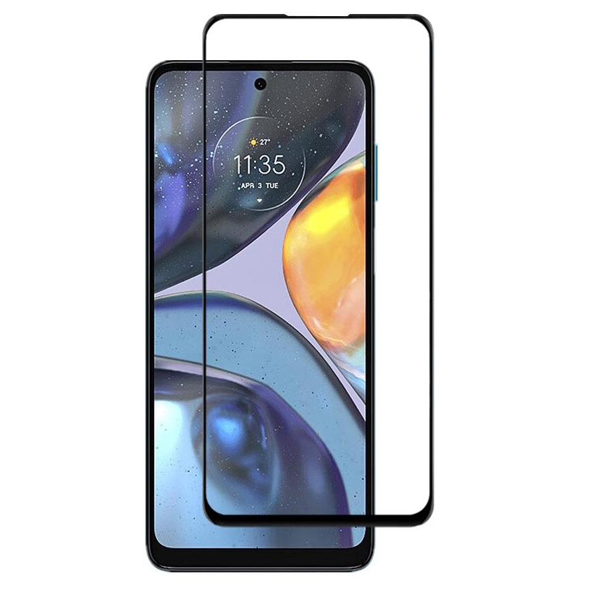 Szkło Hartowane 5D | CASE FRIENDLY | Full Glue do Motorola Moto G22