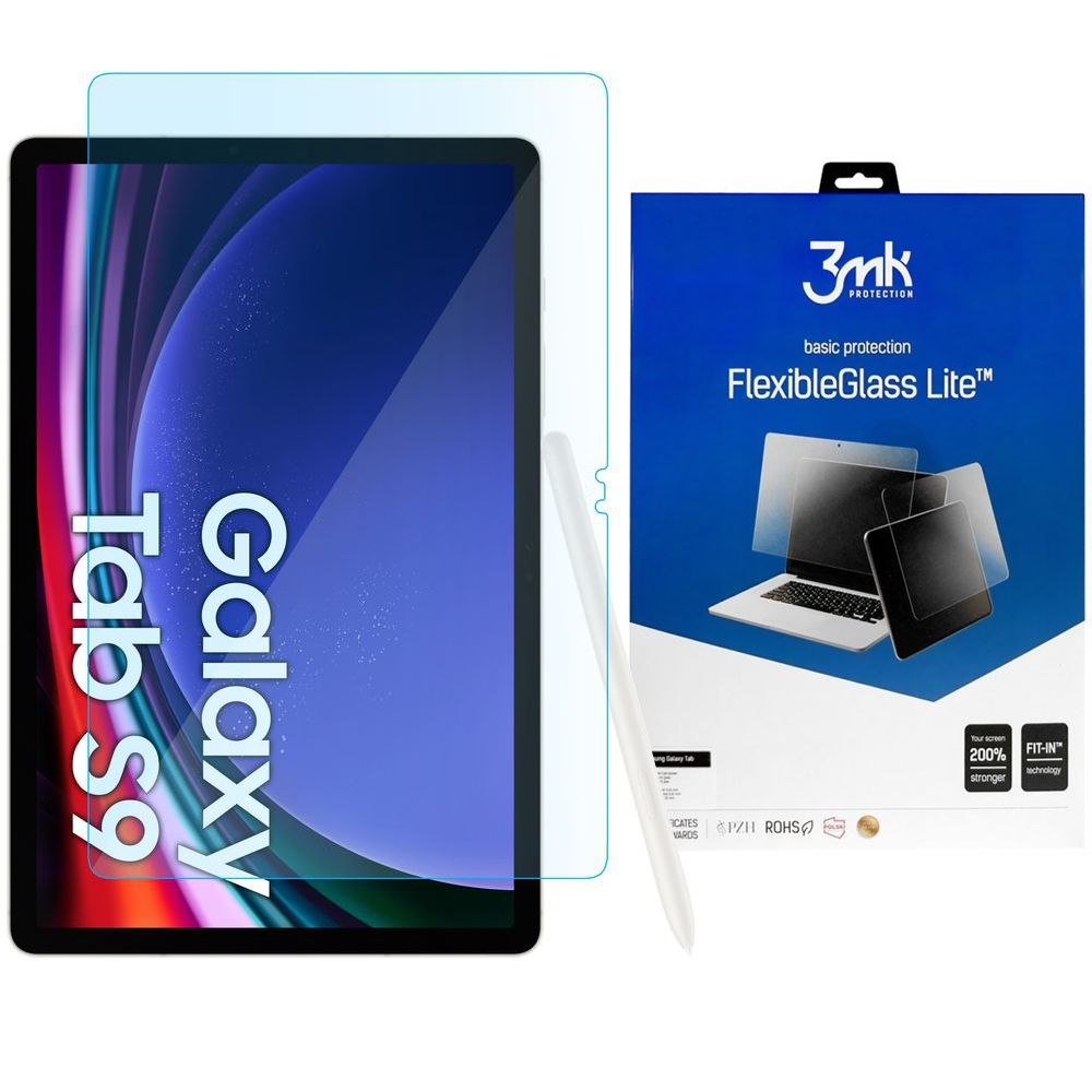 3mk Flexible Glass Lite | Nietłukące Szkło Hybrydowe do Samsung Galaxy Tab S9 11&#8243;