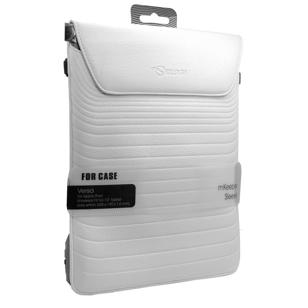 Klogi | Skórzana Wsuwka na Tablet | Biała