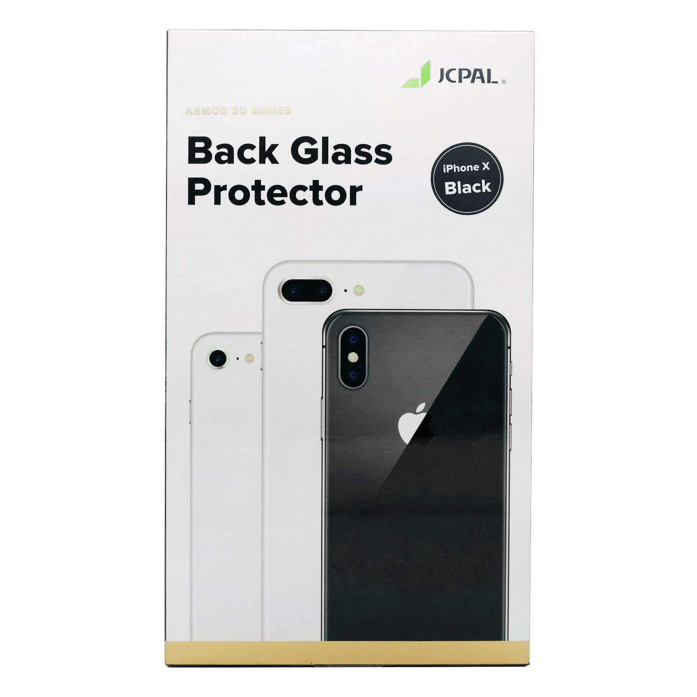 Apple iPhone X 10 | JCPAL Armor 3D Series | Back Blass | Szkło na Tył