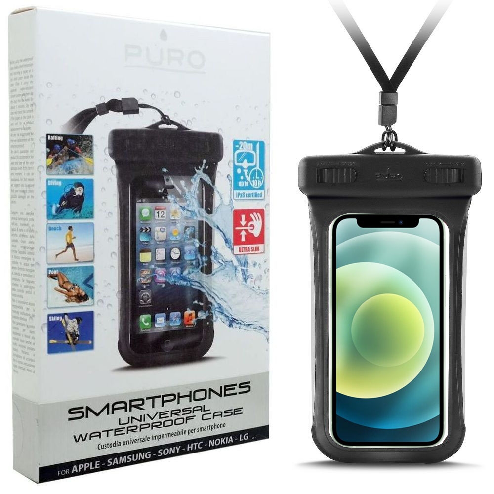 PURO Wodoszczelne Etui | IPX8 do Apple iPhone 12 Mini