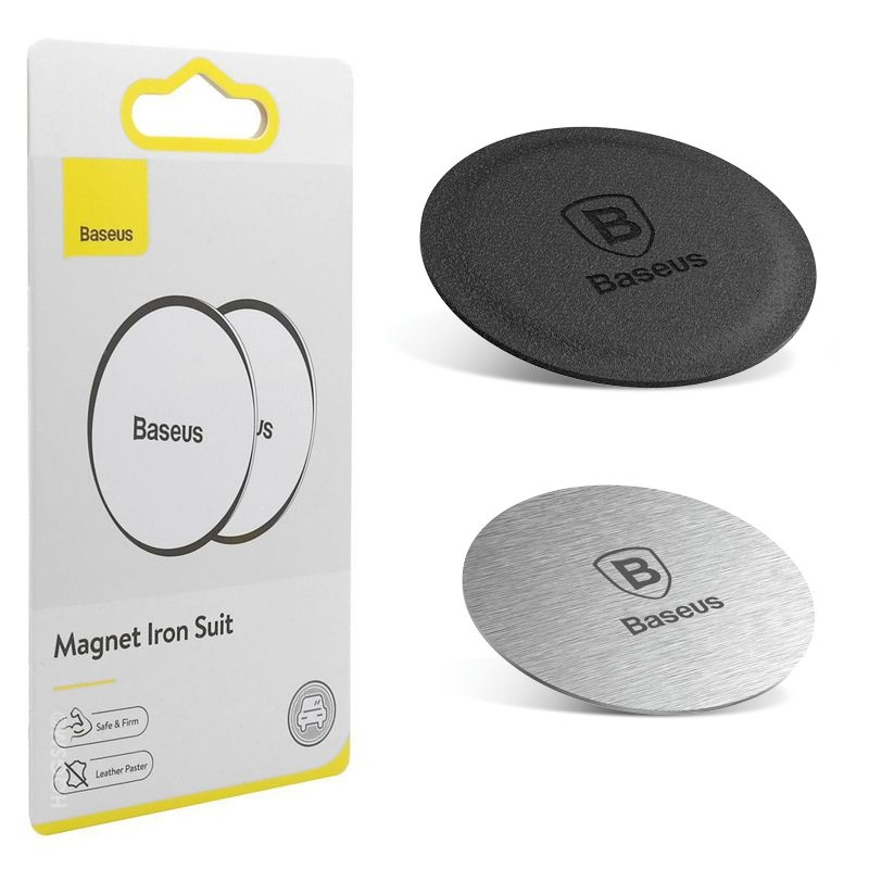 Baseus | Magnet Iron | Płytki Blaszki do Uchwytu Magnetycznego | 2szt