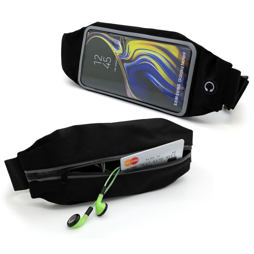 Etui do Biegania | Nerka z Panelem Dotykowym | XL | Czarne