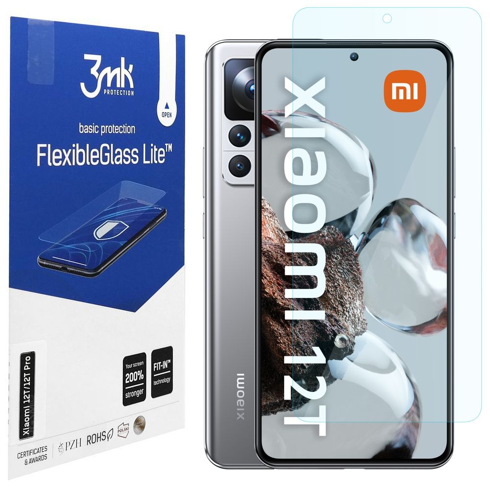 3mk Flexible Glass Lite | Nietłukące Szkło Hybrydowe do Xiaomi 12T / Pro