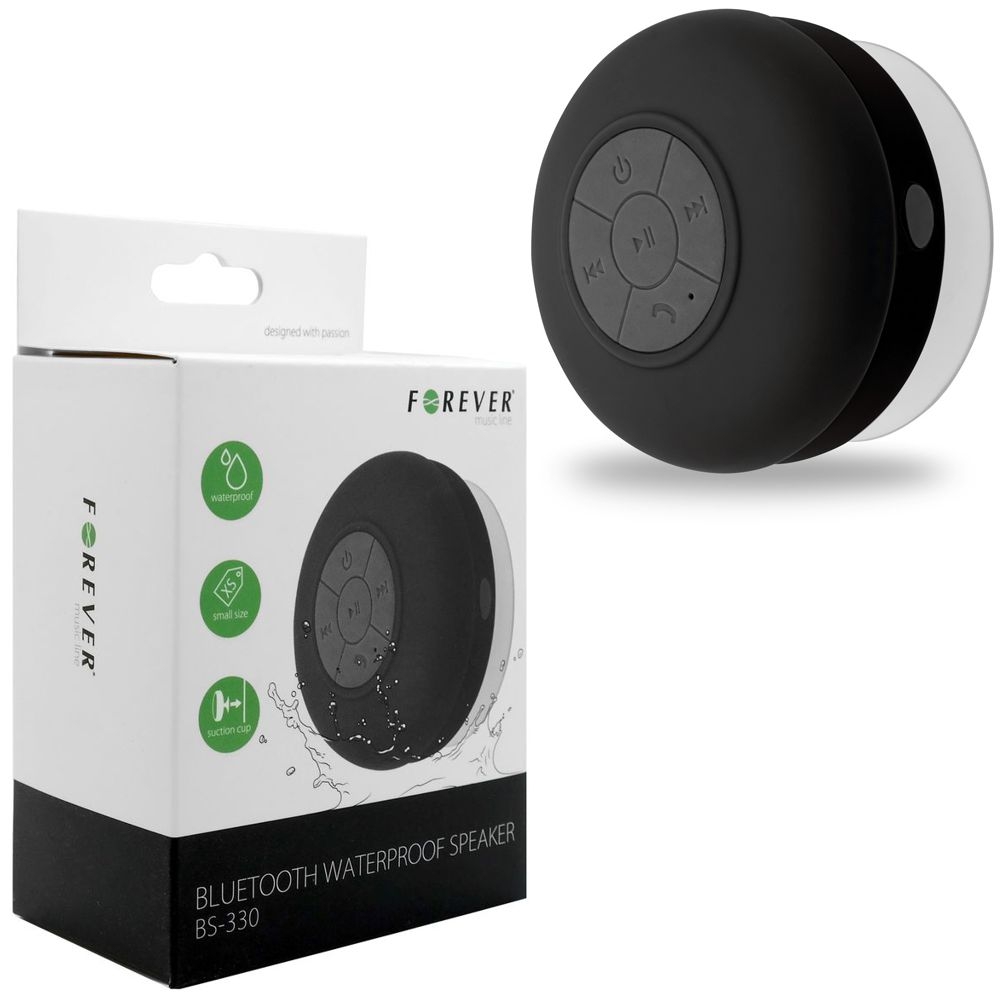 BS-330 | Mini Wodoodporny Głośnik Bluetooth  z Przyssawką