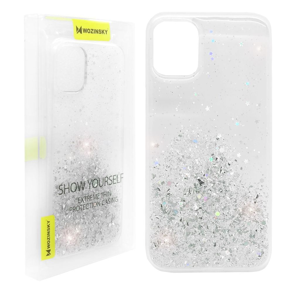 do Apple iPhone 11 | Etui GLITTER Star Case | Clear