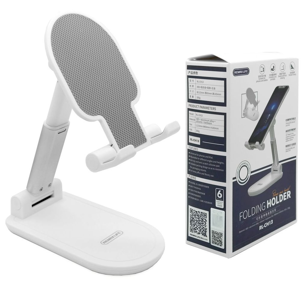Remax | Składany Teleskopowy Stojak Uchwyt Podstawka na Telefon Tablet