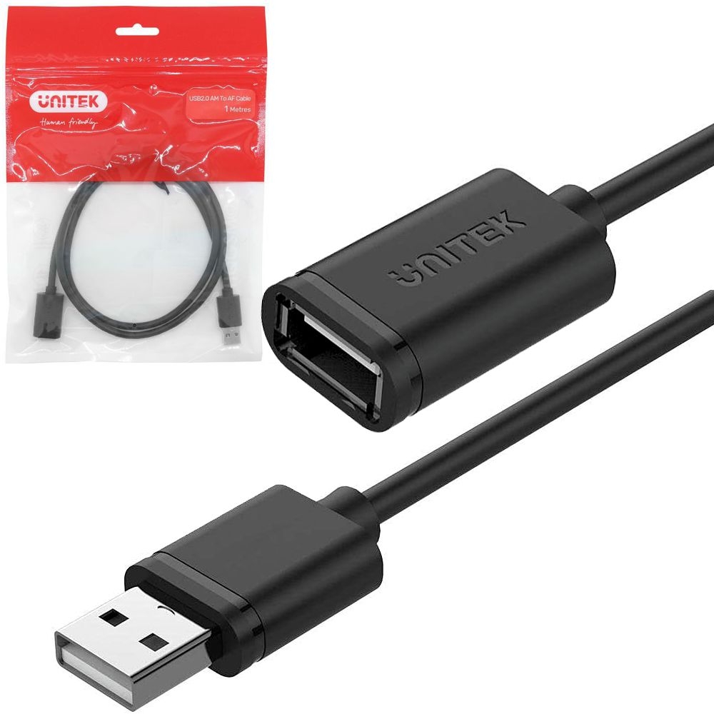 Unitek | Kabel Przedłużacz USB 2.0 AM-AF | 100cm