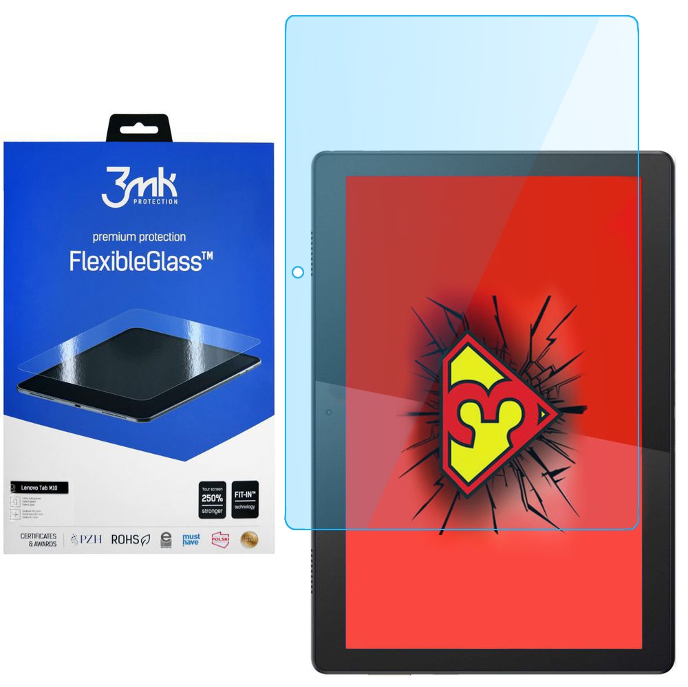 3mk Flexible Glass | Nietłukące Szkło Hybrydowe do Lenovo Tab M10 TB-X505