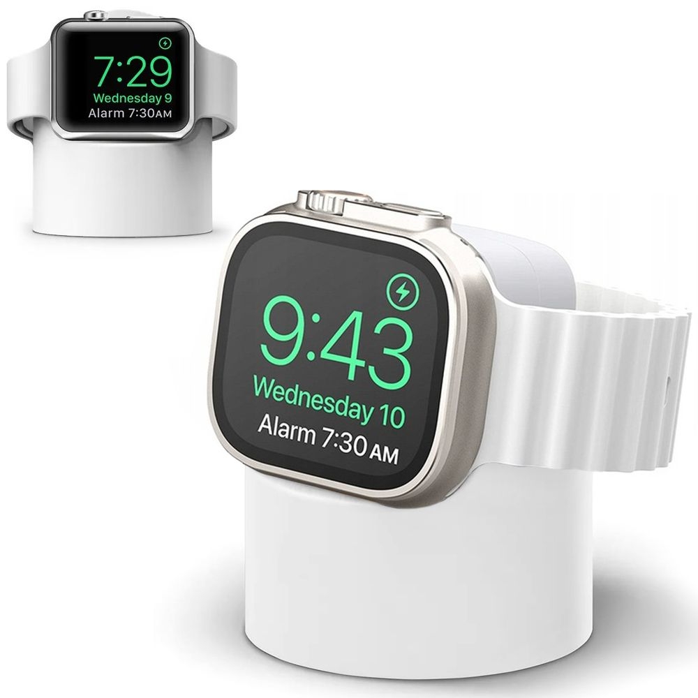 Magnetyczna Ładowarka Stacja Indukcyjna do Apple Watch | Biała