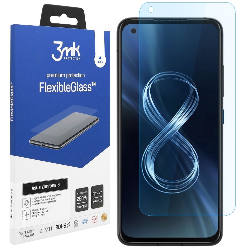 3mk Flexible Glass | Nietłukące Szkło Hybrydowe do Asus Zenfone 8