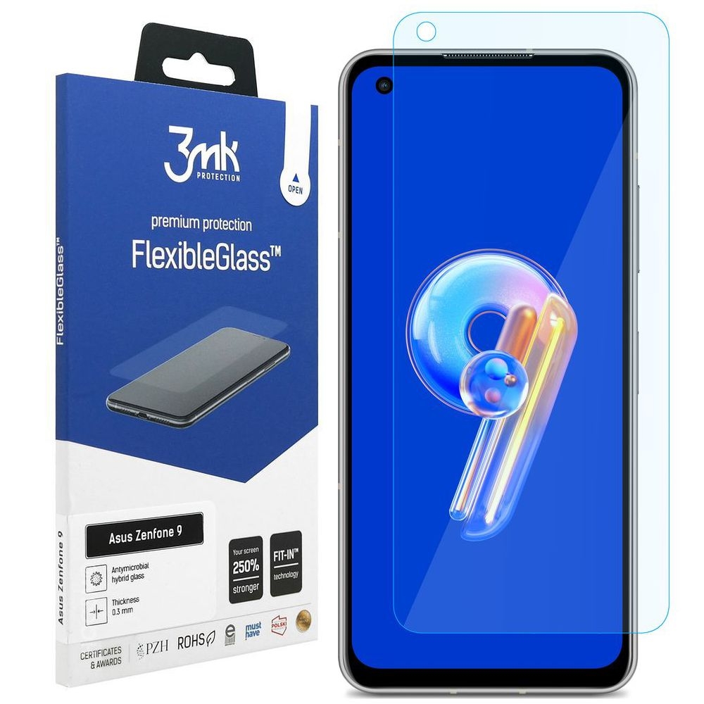 3mk Flexible Glass | Nietłukące Szkło Hybrydowe do Asus Zenfone 9