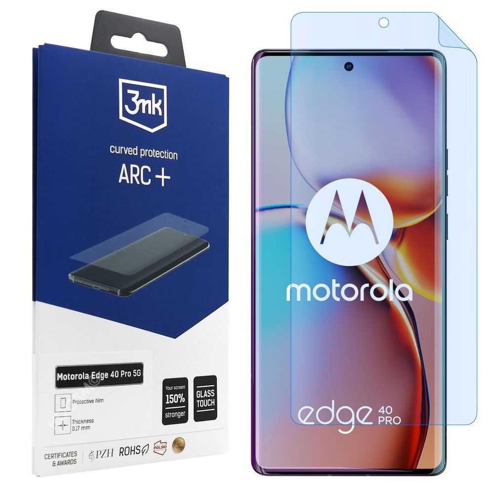 3mk Curved Protection ARC+ | Folia na Cały Ekran do Motorola Edge 40 Pro 5G