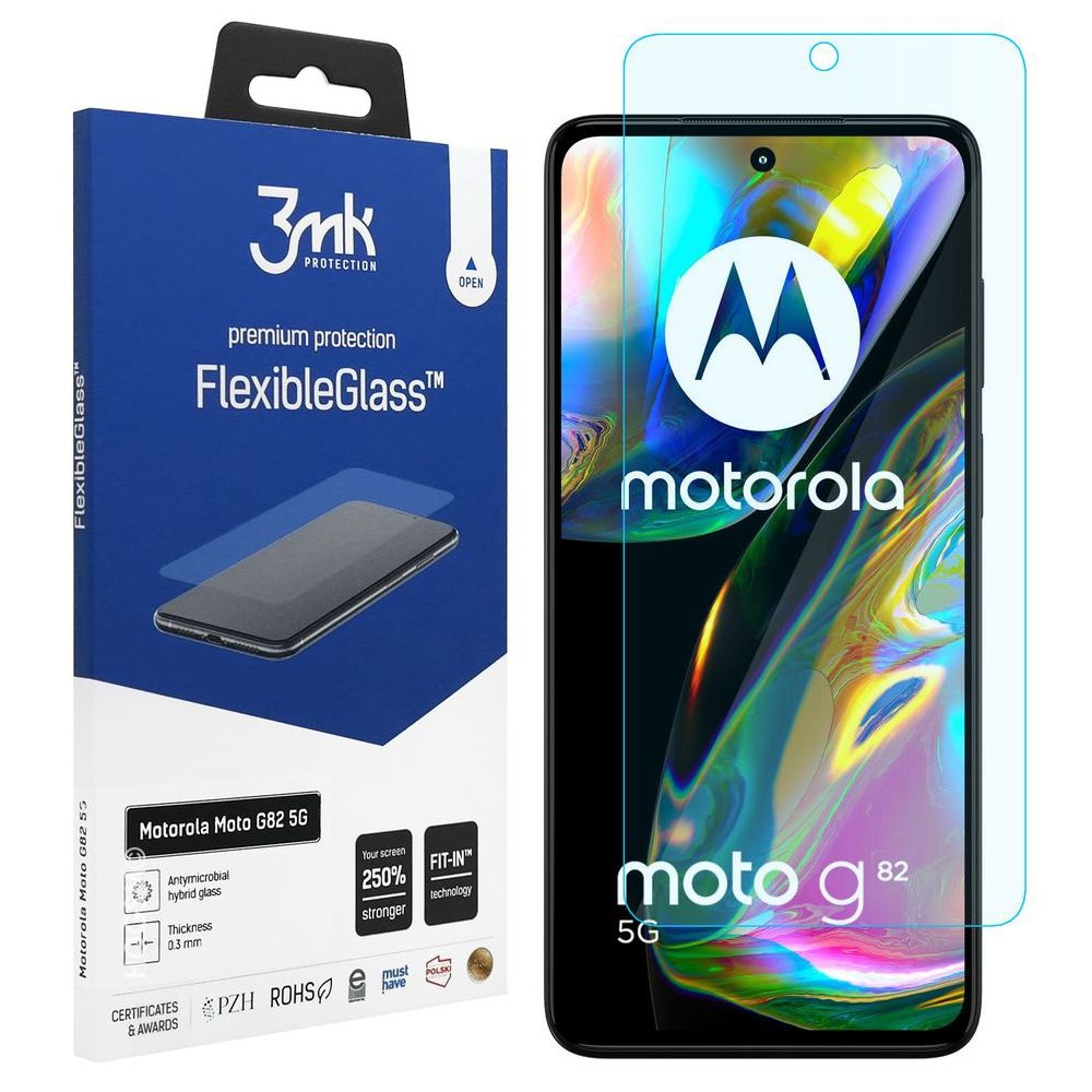 3mk Flexible Glass | Nietłukące Szkło Hybrydowe do Motorola Moto G82 5G