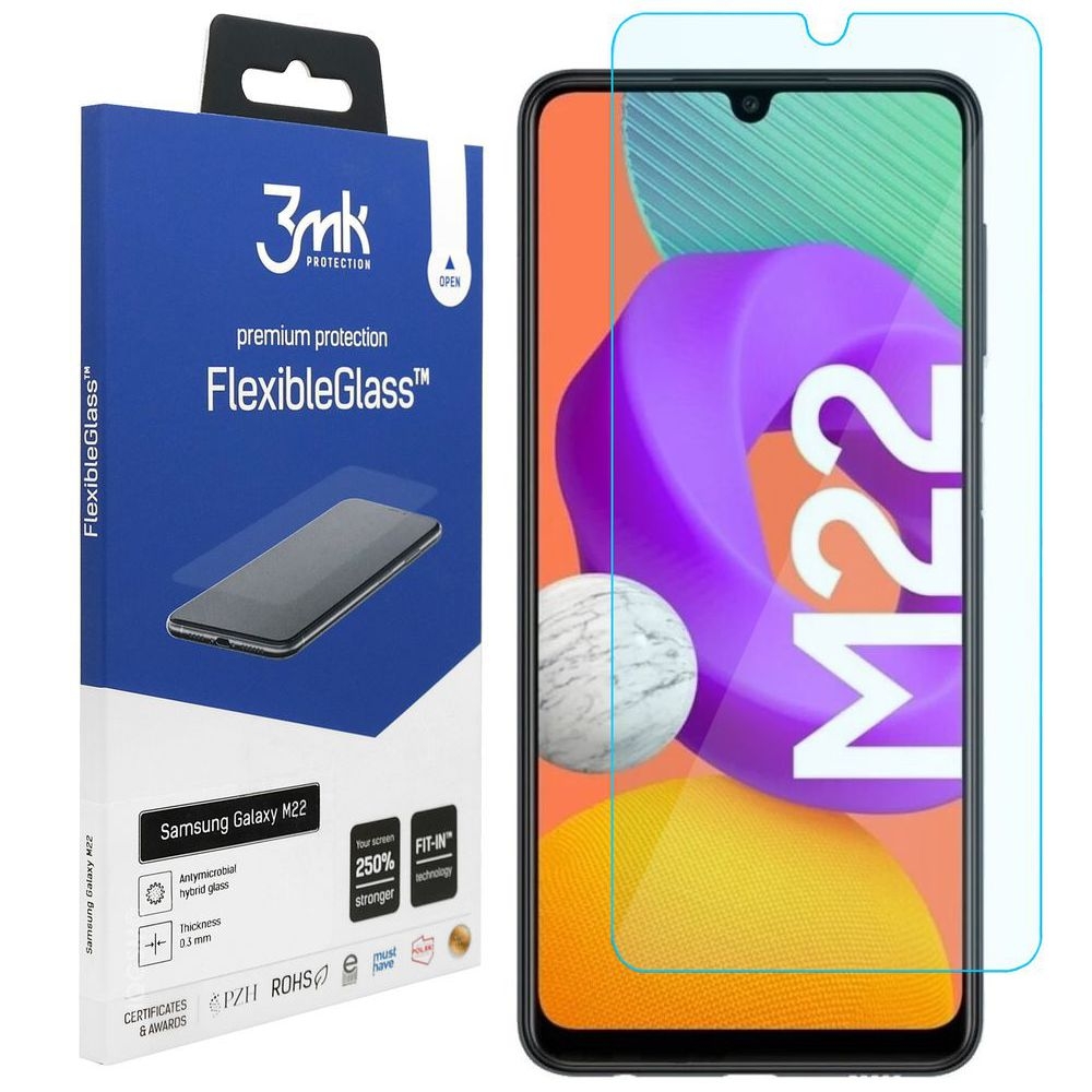 3mk Flexible Glass | Nietłukące Szkło Hybrydowe do Samsung Galaxy M22