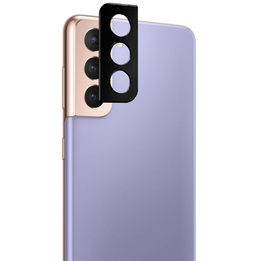 Metal Camera Styling | Nakładka Osłona na Aparat | Czarna do Samsung Galaxy S21+ Plus 5G