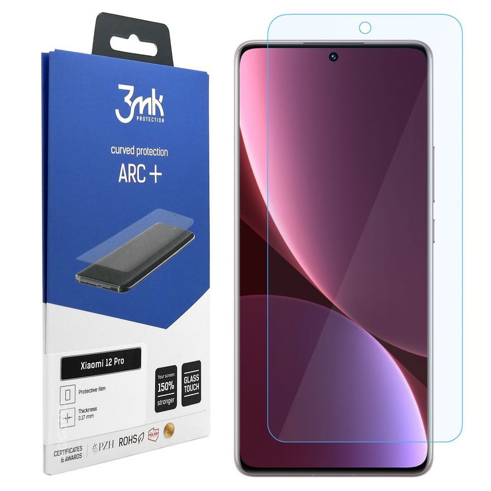 3mk Curved Protection ARC+ | Folia na Cały Ekran do Xiaomi 12 Pro