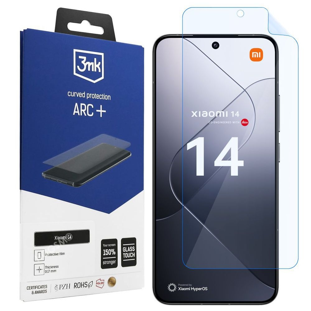 3mk Curved Protection ARC+ | Folia na Cały Ekran do Xiaomi 14 |
