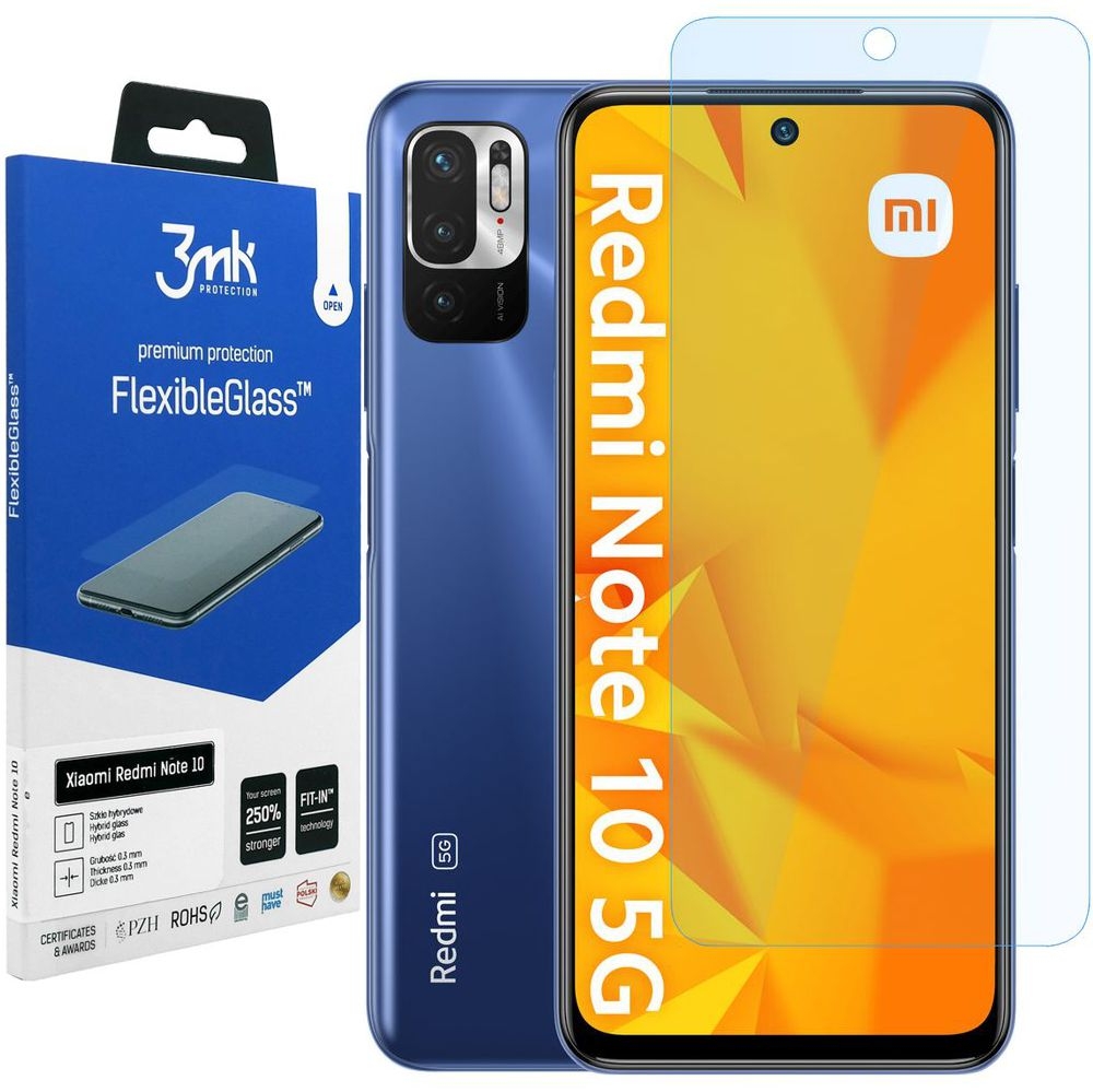 3mk Flexible Glass | Nietłukące Szkło Hybrydowe do Xiaomi Redmi Note 10 5G